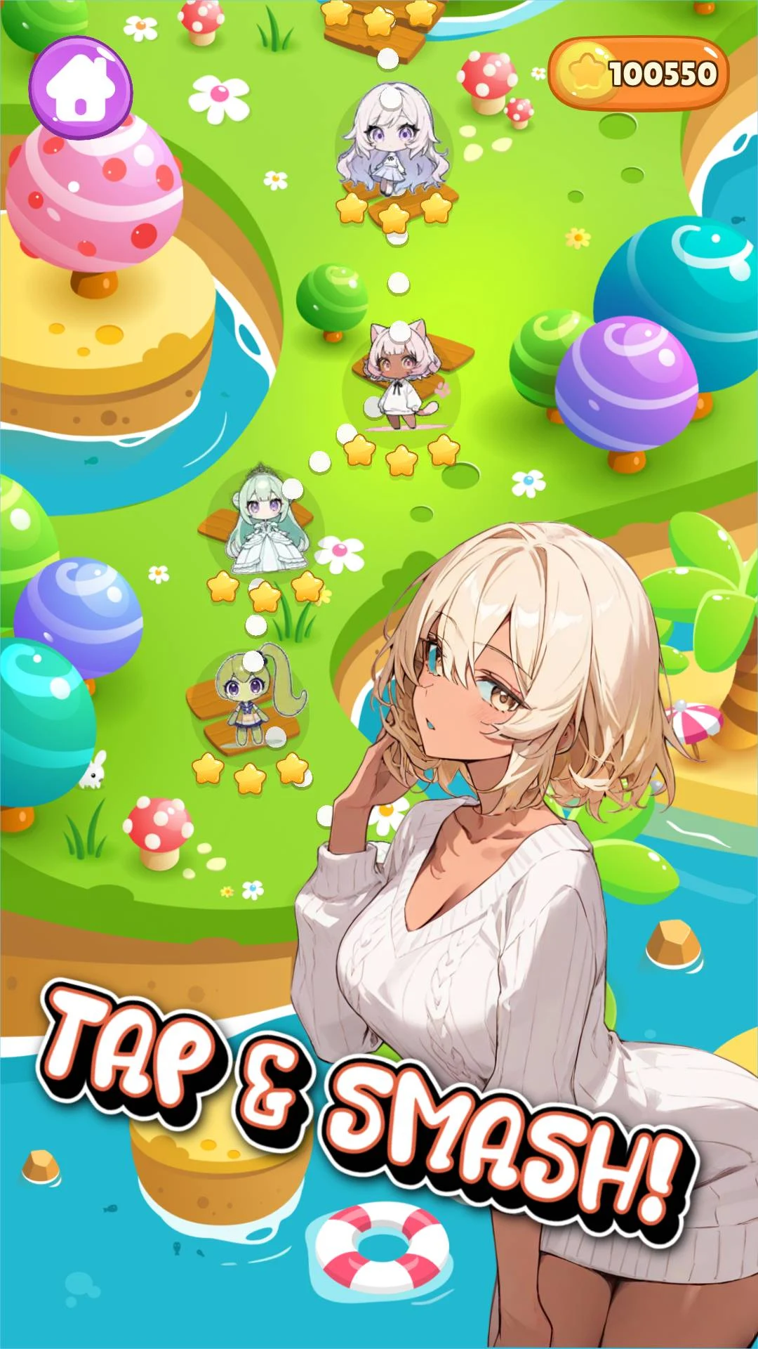 Anime Girls: Jump! screenshot